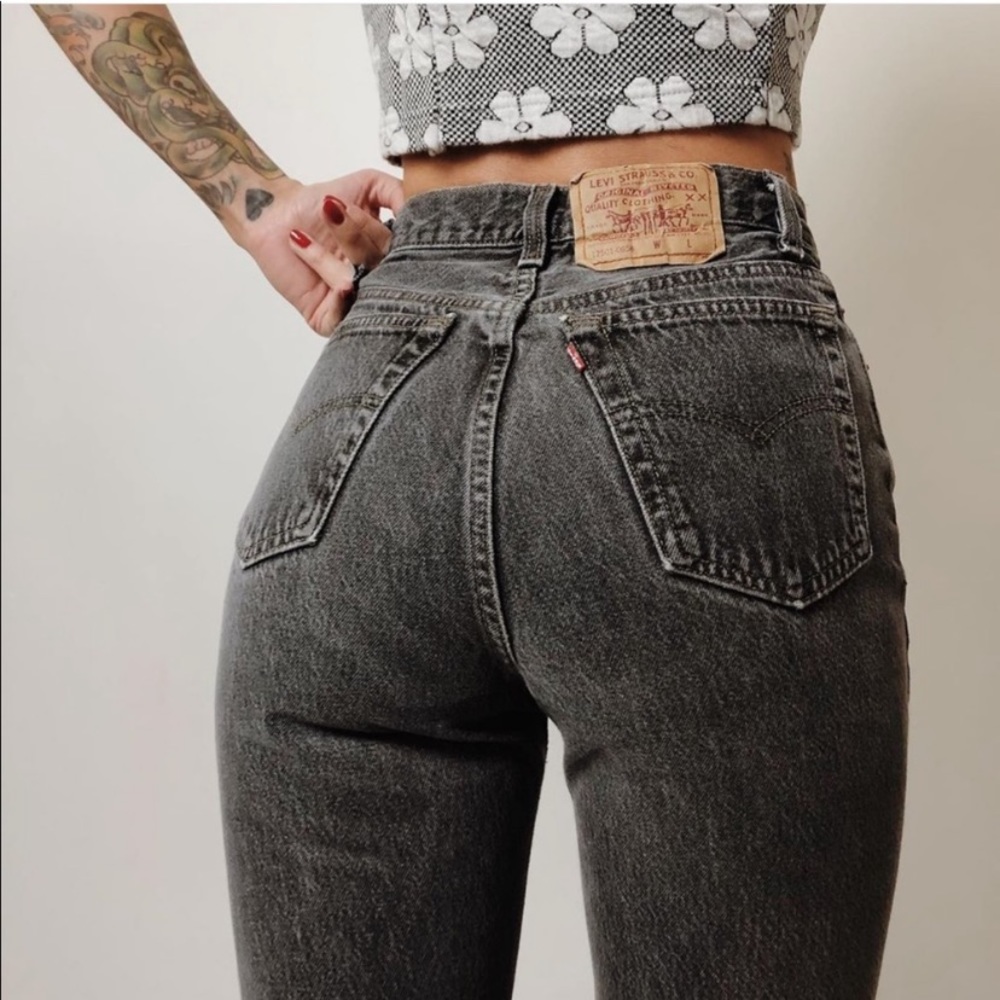 Vintage Levi’s 501 - Lighter Black Wash Jeans